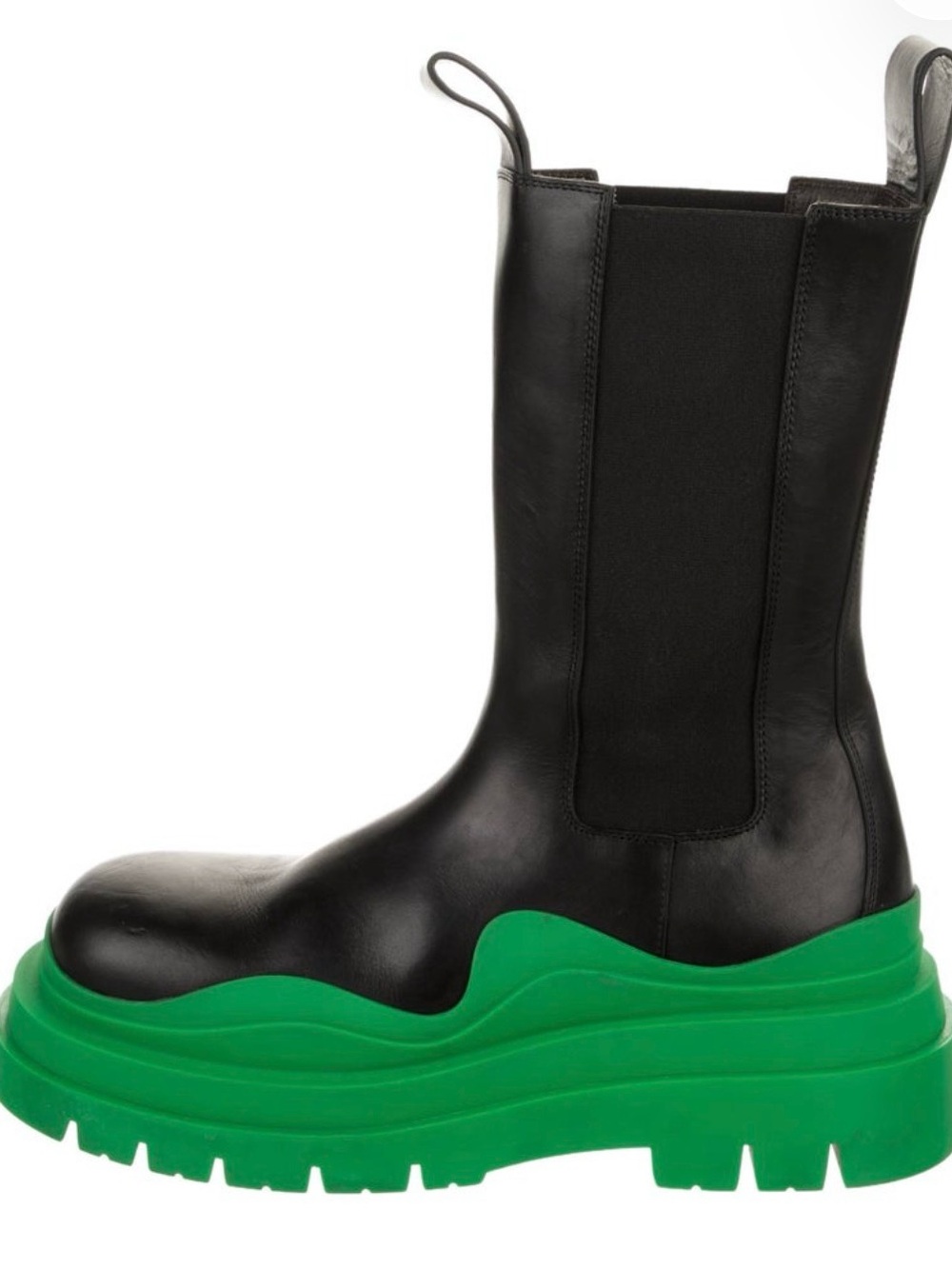 Bottega Veneta Leather Colorblock Pattern Chelsea Boots sz 9 IT 39